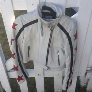 Free People Star Power Leather Jacket